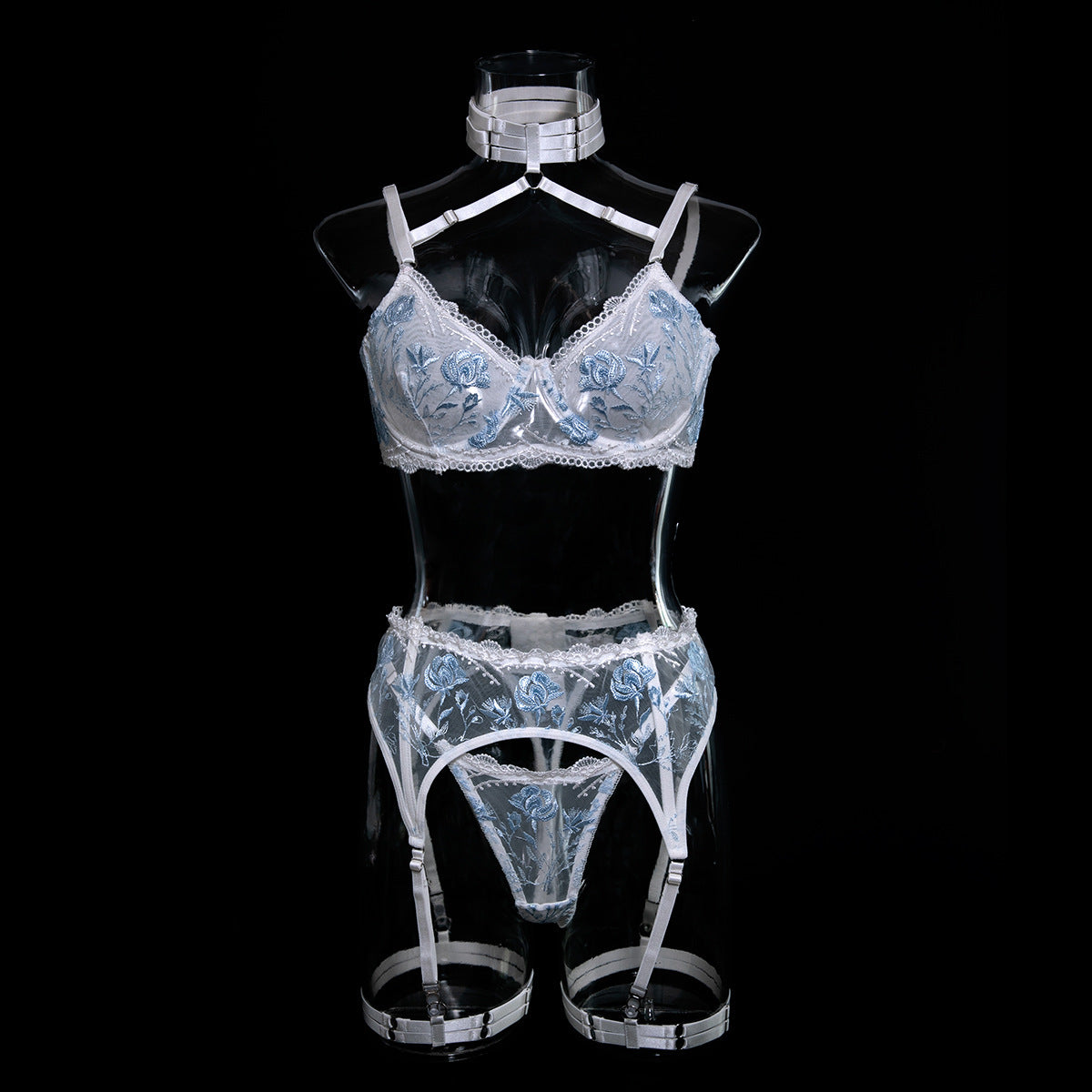 Women's New Embroidered Lace Sexy Lingerie