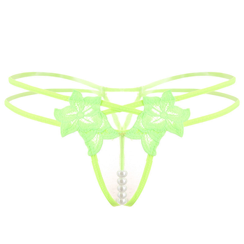 Erotic Lingerie Sexy Embroidered Women's Thong