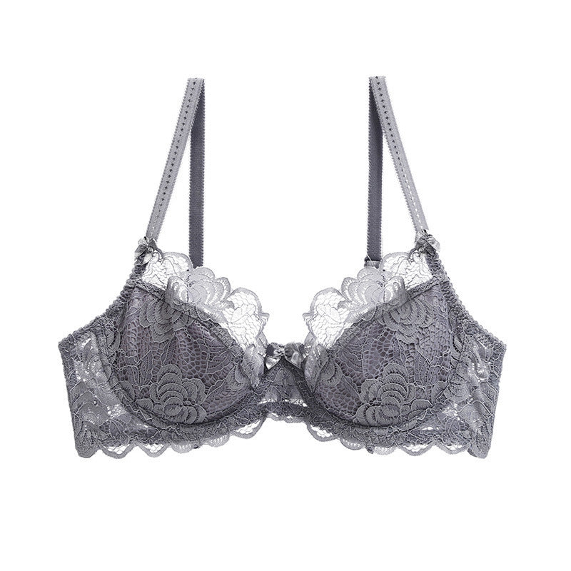 Lace Lingerie Breathable Comfortable Thin Large Size Bra Bra